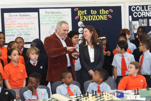 Garry Kasparov and Eva Moskowitz